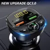 Car Fm Transmitter Wireless Bluetooth Receiving LCD MP3 Player Kit QC 3.0 Fast Charging Hands Free USB Charger Dropshipping