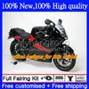 Karosseri + tankskydd för BMW K1200-S K1200 S K1200S 2005 2006 2008 2009 2010 Body 4NO.81 K Black Silver 1200s 05-10 K-1200S K 1200 S 05 06 07 08 09 10 Full Fairing Kit