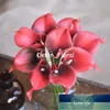 Dark Red Calla Lilies Real Touch Flowers For Silk Wedding Bouquets Decorations Artificial Decorative & Wreaths Factory price expert design Quality Latest Style