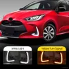 Toyota Yaris VIOS 2020 2021 2022 Dynamic Turn Yellow Signal Relay Car Drl Day Light의 LED 주간 달리기 조명