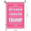 Trump 2024 Flagal de jardín Doble de 12*18 pulgadas Campaña de jardín Flagal Entrega gratuita