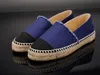 Designer Casual Espadrille Fisherman Buty Women039s Masowe skórzane mokasyny