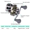 19 + 1BB 10.1: 1 10 kg Max Darg Baitcasting moulinet De pêche profil lent moulinet De pêche coulée d'appât Carretilha De Pesca 220215