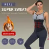 Allenatore per la vita delle donne Cintura per il sudore della sauna Cerniera Body Shaper Corsetto Cintura Slim Band