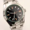 Luxury Automatic Mens Mechanical Watch Waterproof Stainless Steel ETA2813 Movement Watches Green Dial