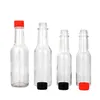 NEW5oz Round Glass Sauce Tomata Clear Woozy Bottles with Dripper Inserts 150ml with Screw Caps RRD11973 sea way