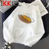 Anime japonais gudetama mignon caricatures drôles sweats à capuche femme kawaii œufs graphiques imprimé sweet sweat hoojuku hoody femelle y204601362