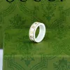 Gold Silber Titan Stahl Klassischer Ring Herren Damen Schraubenmuster Buchstabe C Home Sign Diamant Modedesigner Geschenk Hochzeit An242g