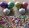 Fournitures de fête 50pcs / lot 12 pouces brillant métal perle ballons en latex épais chrome couleurs métalliques gonflables balles d'air décor d'anniversaire SN5504