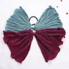 Big Hair Bow Fascia per le donne Copricapo Tessuto solido Fold Bow Hairband Ragazze Lovely Bowknot Head Band Adulti Archi Hairband