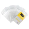 10 pièces/ensemble PVC lanière verticale porte-carte étanche doux carte de travail doux transparence employé S carte sacs porte-Badges