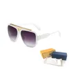 Óculos de sol de alta qualidade óculos de sol moda gradient mens sol óculos 0970 luxo proteção UV homens designer óculos de metal dobradiça de metal da dobradiça mulheres nglasses com caixas originais