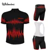 Racing Sets Widewins Team Cycling Bike Bicycle Clothing Clothes Women Men Electrocardiogram Jersey