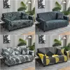 1 2 3 4 Seater Geometric Sofa Covers para sala de estar Elastic Slipcovers Stretch All-Inclusive Couch Cover Casa Decoração Xmas 211207