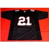 001 CUSTOM #21 DEION SANDERS College Jersey size s-4XL or custom any name or number jersey
