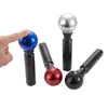 Aluminum Alloy CVT Automatic Transmission Shift Knob Gear Selector Round Ball Button Shifter Knob AT Gearstick Lever Handle