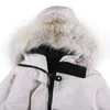 Kvinnor Down Coat Mode Design med Real Wolf Fur Avtagbar Hat Casual Outdoor Feather Tjock Hooded Jacka Höst Winter Parkas Factory