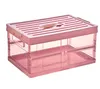 The latest 50X36X26CM folding plastic clothing storage box, many styles to choose from, support customization