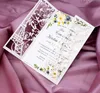 Grußkarten 50pc Laser Cut Tower Paris Hochzeitseinladungen 20 + Farbe Quinceanera lädt mit Umschlag Sweet Sixteen Einladungskarte ein