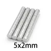 Partihandel - I lager 200PCS Stark Round NDFEB Magneter DIA 5x2mm N35 RARE Earth Neodymium Permanent Craft / DIY Magnet