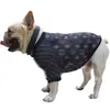 Moletom preto legal estampado para animais de estimação estilo de rua ao ar livre roupas para cachorros Bulldog Teddy Bichon roupas para cães