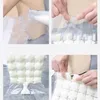 Coolers Disposable ice bag Kitchen Tools summer self sealing lattice bags food freezing passion fruit artifact mold WY1361