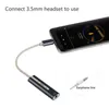 2 in 1 External Sound Cards USB Type-c to 3.5mm Jack 7.1 Channel 3D Audio Headset Microphone Adapter for Computer