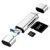 USB 3.0 Micro USB Type C-kaartlezer SDHC SD TF MicroSD-kaartlezer Micro USB OTG-adapter voor Huawei Xiaomi Android-telefoon PC