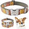 Collare per cani regolabile AiruiDog con nome personalizzato inciso in nylon per cani di taglia piccola, media e grande Y200515