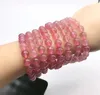 8mm Natural Crystal Stone Strands Energy Charm Bracelets For Women Girl Yoga Sports Beaded Party Club Decor Wedding Birthday Jewelry