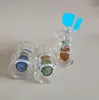 2022 Novo barato Mini Dab Dab Rigs de vidro Bongs 10mm Rig Rig Bongl Bong Glass Burger Burner Tubos de Água com 10mm Oil Bowl