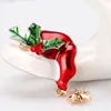 Fashion Diamond Brooches Christmas Jewelry Christmas-Pins Corsage Christmas-Gift Bell Boots Hat Tree Collar Snowman Sleigh Christmas-Decorations Xmas Adornments