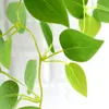 Artificial Plants Vine Leaves Ratten Hanging Ivy Faux Floral Flowers Wall Creeper Wedding Home Garden Decoration 100cm