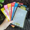 Universal Black Blue Clear Transparent Plastic Opp Retail Bag for 4.7 to 5.5 inch Cell Phone Case Cover Retail Display Packaginh Bags