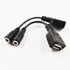 Connector Cables, DC 4.0x1.7mm Female Jack to USB2.0-Female Socket Power Adapter Charger Cable/25PCS