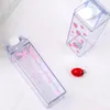 Water Bottles 2021 Portable Milk Box Strawberry Cherry Safety And Non-toxic Drinking Bottle Outdoor Camping Sports2801