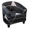 New Printed Elastic Tub Chair Cover Living Room Stretch Sofa Slipcover Furniture Single Seater Couch Banquet Armchair Cover