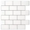 Art3d -10PCS 3D Vinyl Wall Stickers Tile Self-adhesive Wallpaper Water Proof Oil-proof for Kitchen Bathroom Shower Room Fireplace (30x30cm)