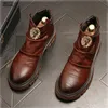 NUOVI stivali da uomo moda fatta a mano comode scarpe casual per uomo scarpe da lavoro outdoor Martin Boot Zapatos de hombre A5