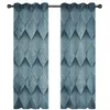 2021 Creative 3D Cortina Abstract Cortinas para sala de estar Quarto Europeu Retro Rope Drapes