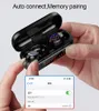 Draadloze Oortelefoon Oortelefoon Chip Touch Control Headset Waterdicht 6D Stereo SportTransparantie Metal Rename GPS Wireless Opladen Bluetooth