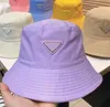 Designer Nylon Bucket Hat For Women Fashion Ladies Autumn Summer Metal Sun Hats New Spring Fisherman Caps Drop ship