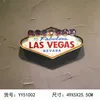 Las Vegas Led Neon Sign Cafe Coffee Pub Bar Insegna illuminata Art Painting Wall Decor Hanging Light Metal Signs