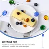 Cucchiai 6Pcs Swizzle Sticks Bar professionale per uso domestico (colori assortiti)