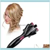 Bun Maker Aessories & Tools Productssale Matic Profesional Hair Curling Fast Styling Knotter Smart Electric Braid Hine Twist Braided Iron To