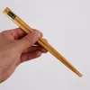 Chopsticks 5pairs اليابانية العصي السوشي الخشبية المعكرونة ختم أدوات المائدة الكورية لوازم المطبخ الصينية 8865427