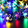 2m 10m 6w 20lled Copper Wire Floral Star Curtain String Light LED Fairy para Wedding Christmas Decoration Lamp Y201020