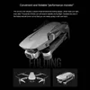 F4 4K 카메라 HD Foldable Quadcopter 기계적 2 축 짐벌 카메라 브러시리스 전원 비행 25m RC 헬리콥터가있는 5G