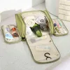 Nxy Cosmetic Bags Waterdichte Nylon Travel Organizer Bag Unisex Vrouwen Cosmetische Zak Opknoping Reizen Make Tassen Wassen Toilettas Kits Opbergzakken 220302
