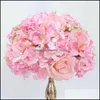 Decorative Flowers & Wreaths Festive Party Supplies Home Garden 35/40/50 Kunstmatige Bloem Tafel Middelpunt Krans Wedding Achtergrond Decor